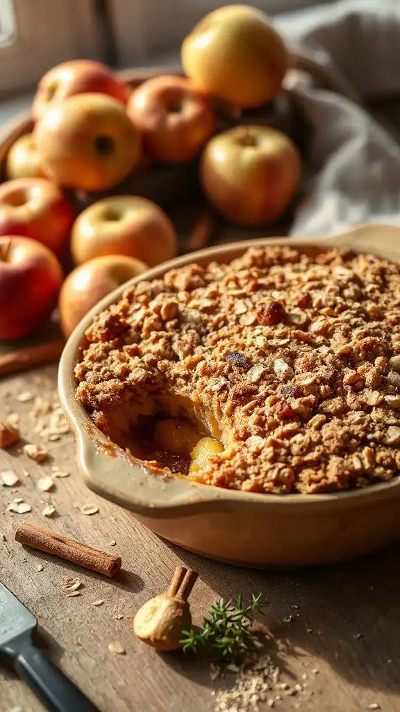 nutmeg apple crisp recipe