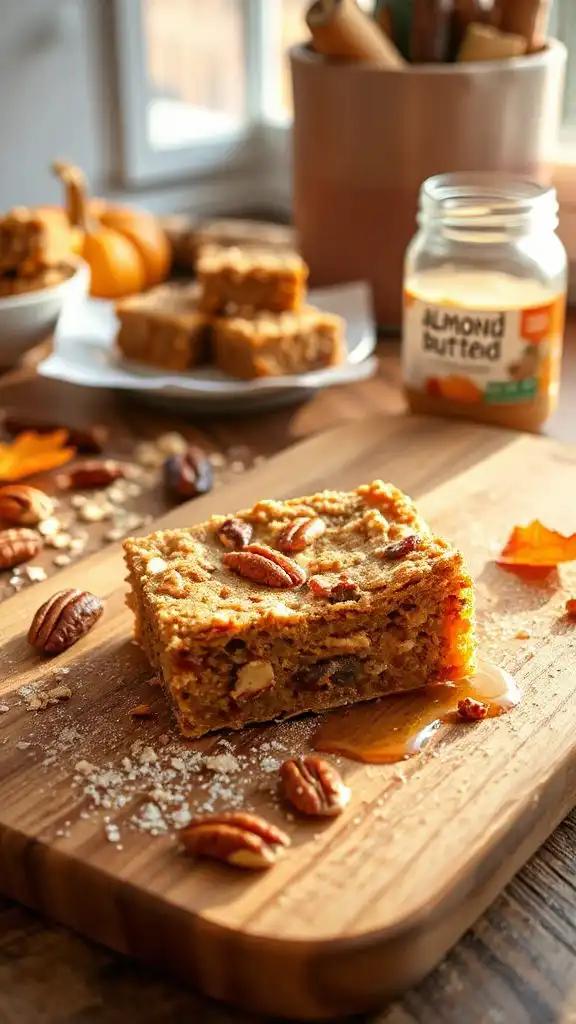 nutritious almond butter bars
