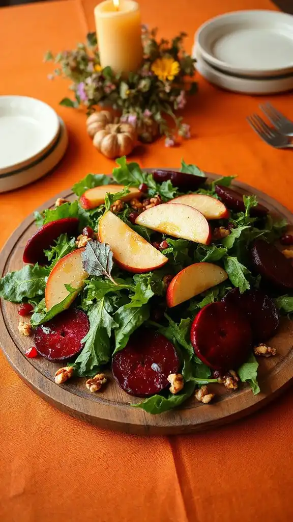 nutritious apple beet salad