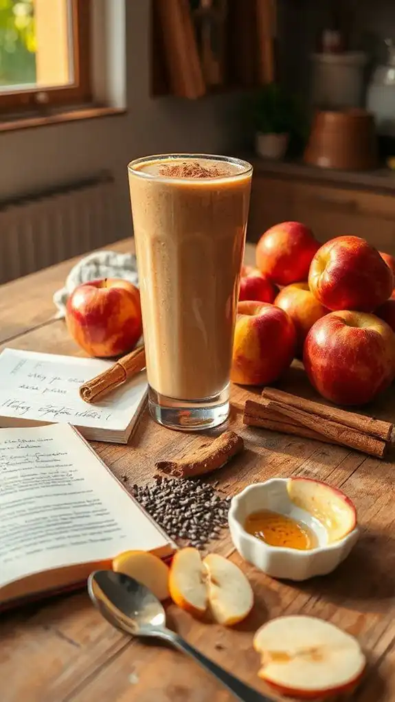 nutritious apple cinnamon smoothie nutritious apple cinnamon smoothie