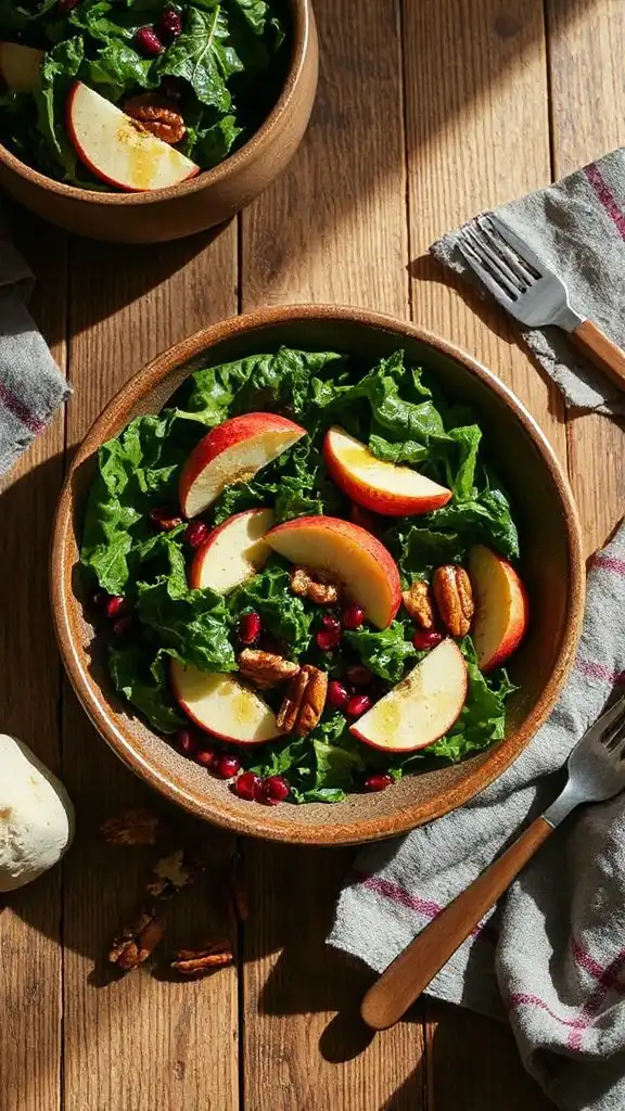 nutritious apple kale salad