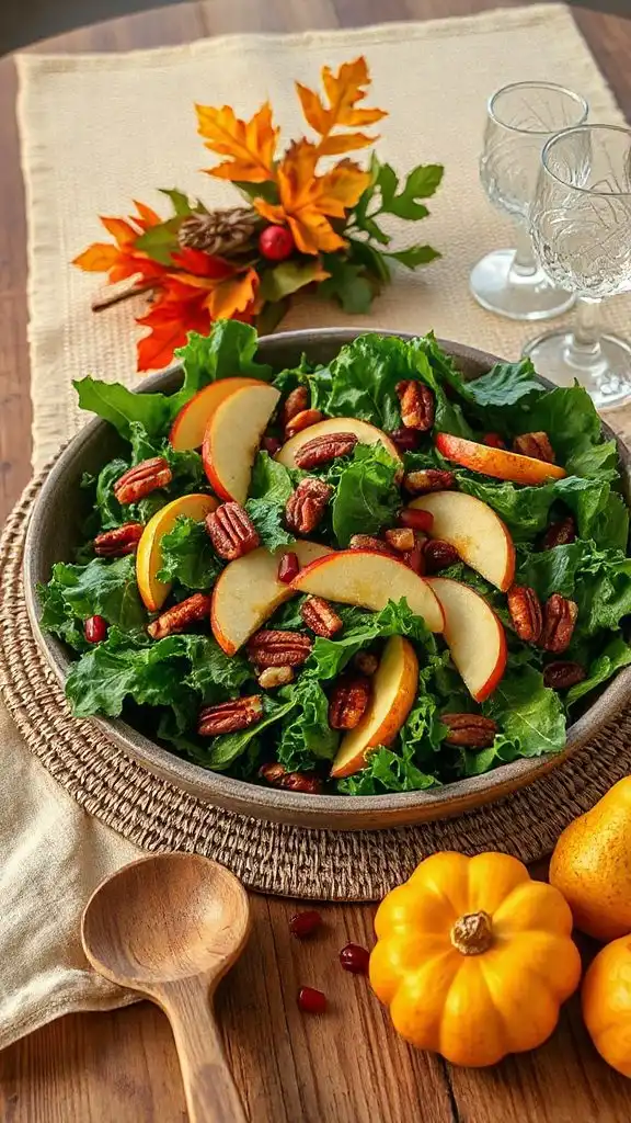 nutritious apple kale salad