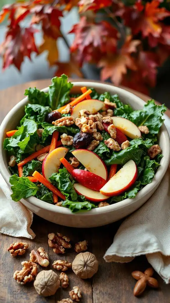 nutritious apple kale slaw