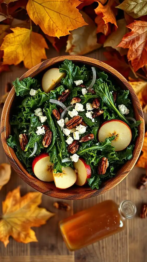 nutritious apple kale slaw