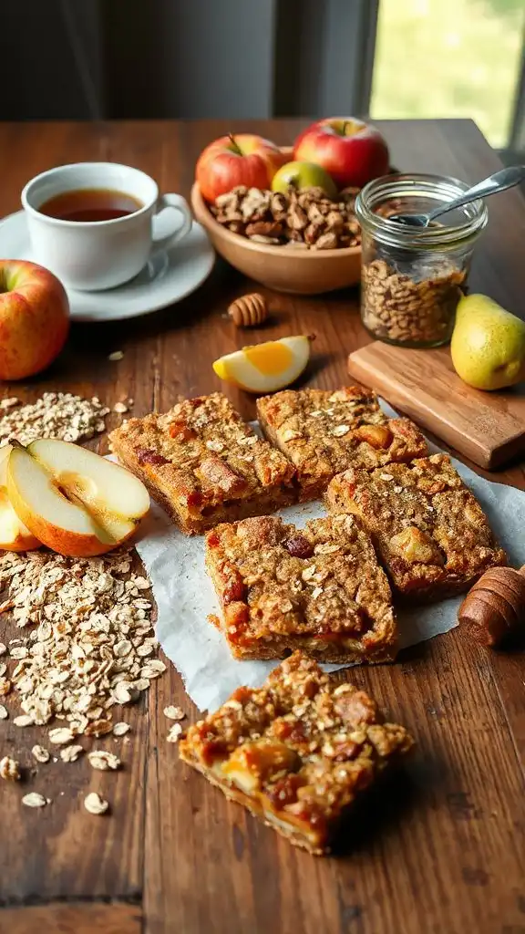 nutritious apple pie bars