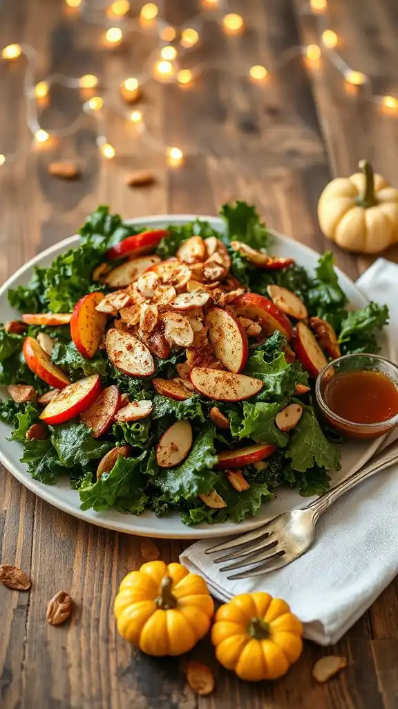 nutritious autumn kale salad