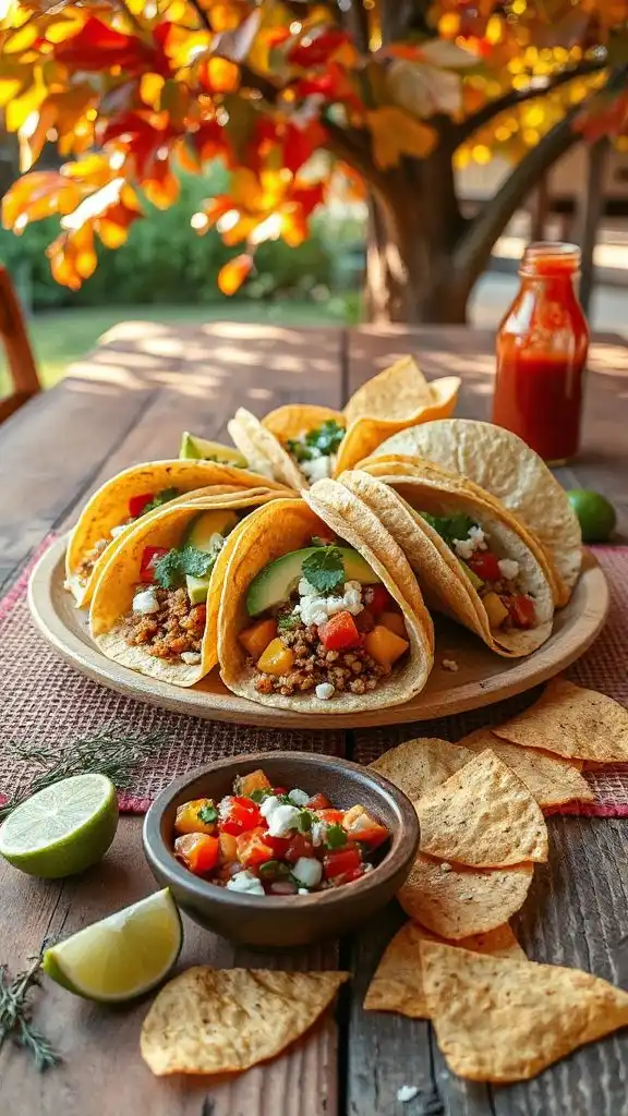 nutritious autumn taco delight