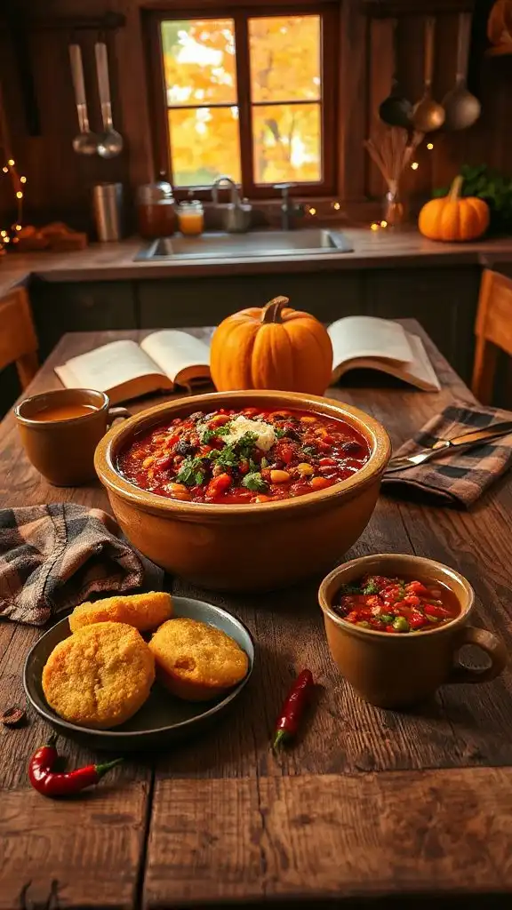 nutritious bean barley chili
