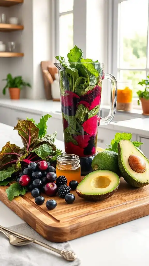 nutritious beet greens smoothie