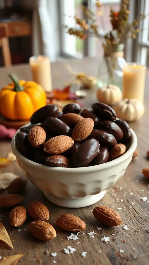 nutritious chocolate almond snacks