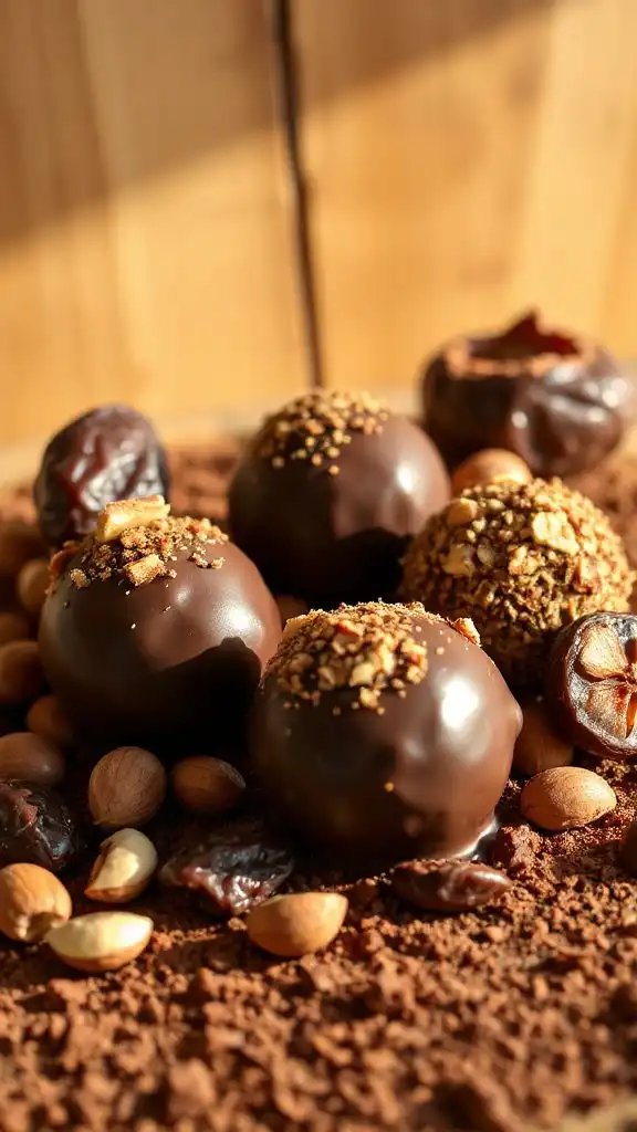 nutritious chocolate energy bites