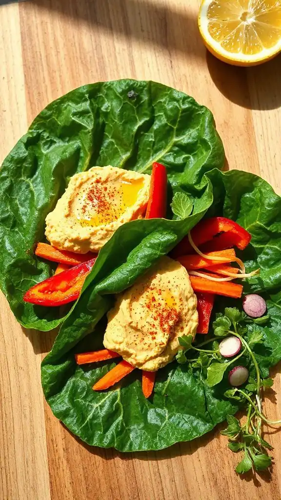 nutritious collard greens wraps