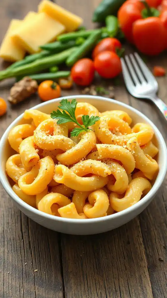 nutritious dairy free mac and cheese