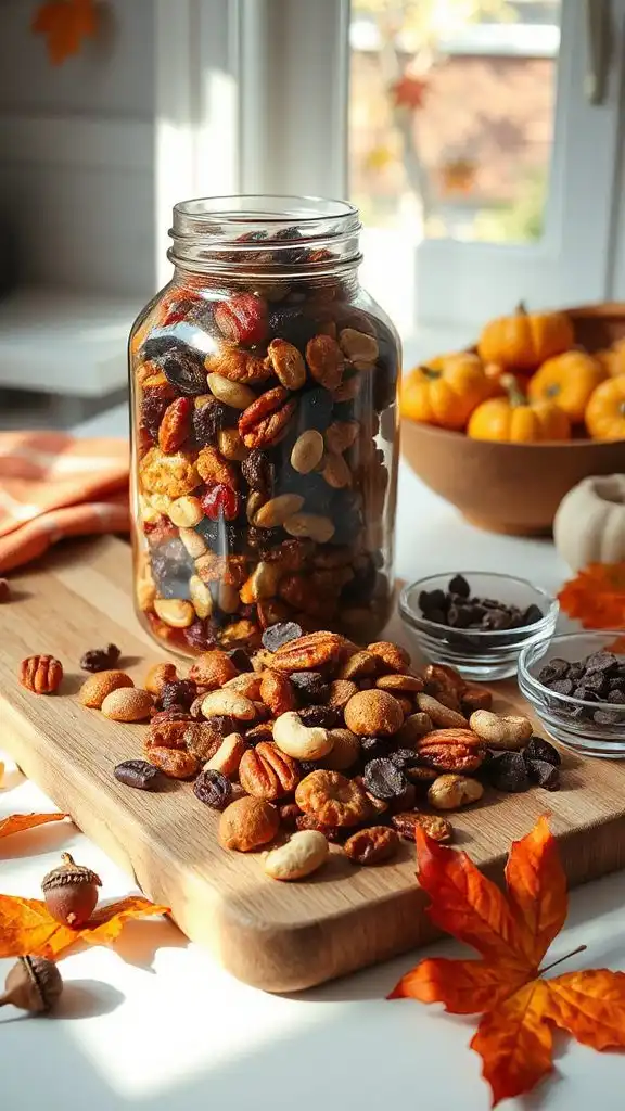nutritious fall snack mix