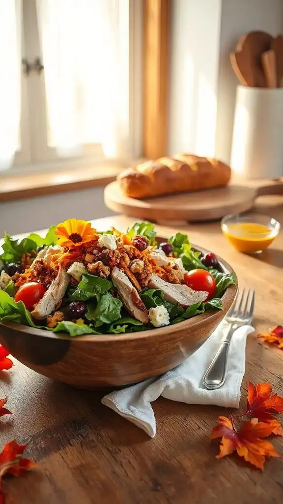 nutritious fall turkey salad