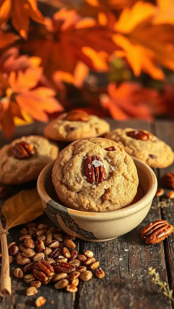 nutritious farro maple cookies
