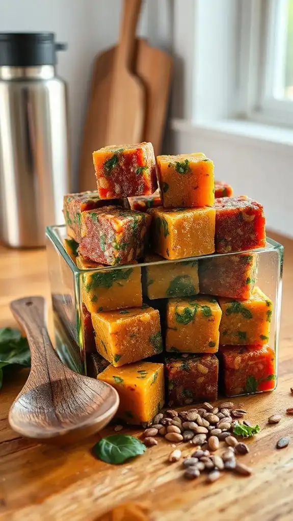nutritious frozen soup cubes