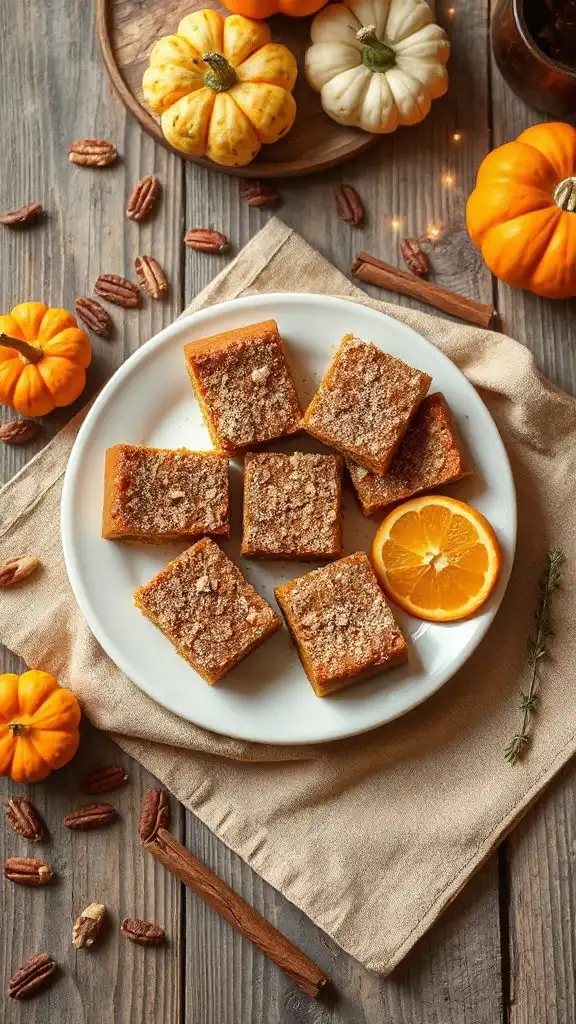 nutritious gluten free pumpkin bars