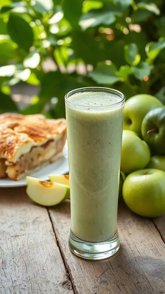 nutritious green apple smoothie