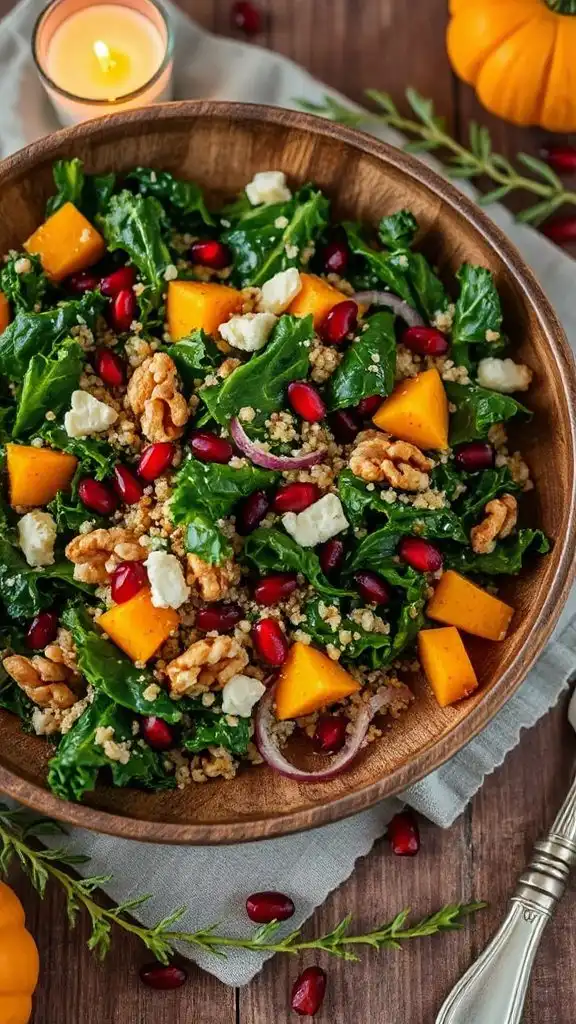 nutritious kale quinoa salad