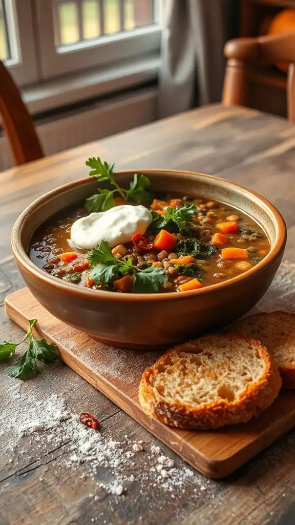nutritious lentil soup recipe
