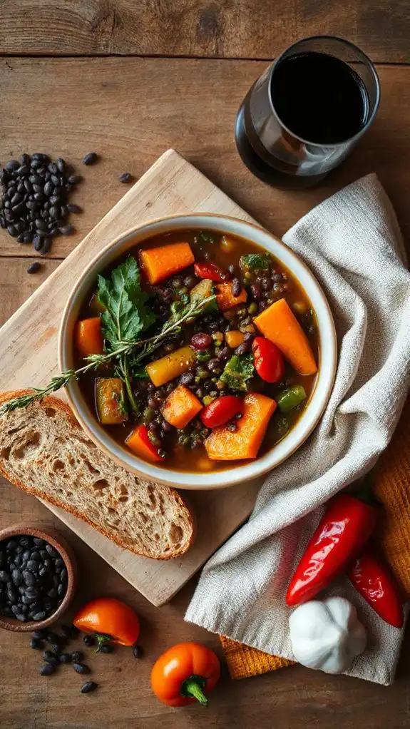 nutritious lentil vegetable stew