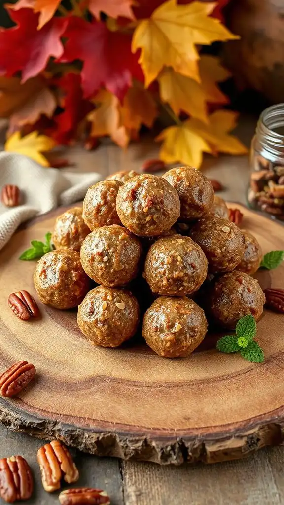 nutritious maple pecan bites