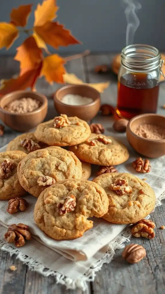 nutritious maple walnut cookies