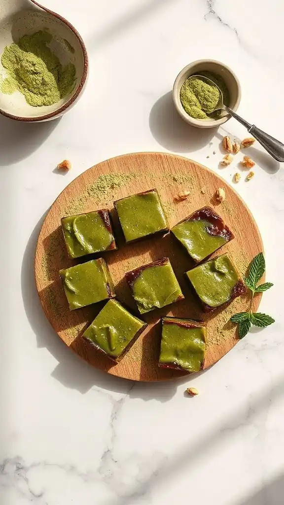 nutritious matcha date squares nutritious matcha date squares