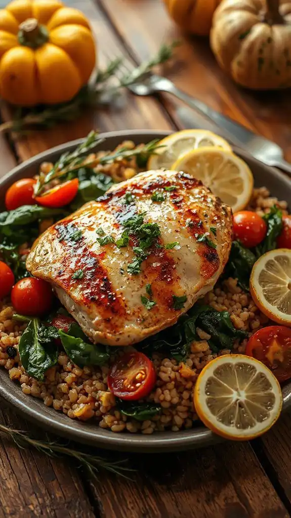 nutritious mediterranean chicken dish
