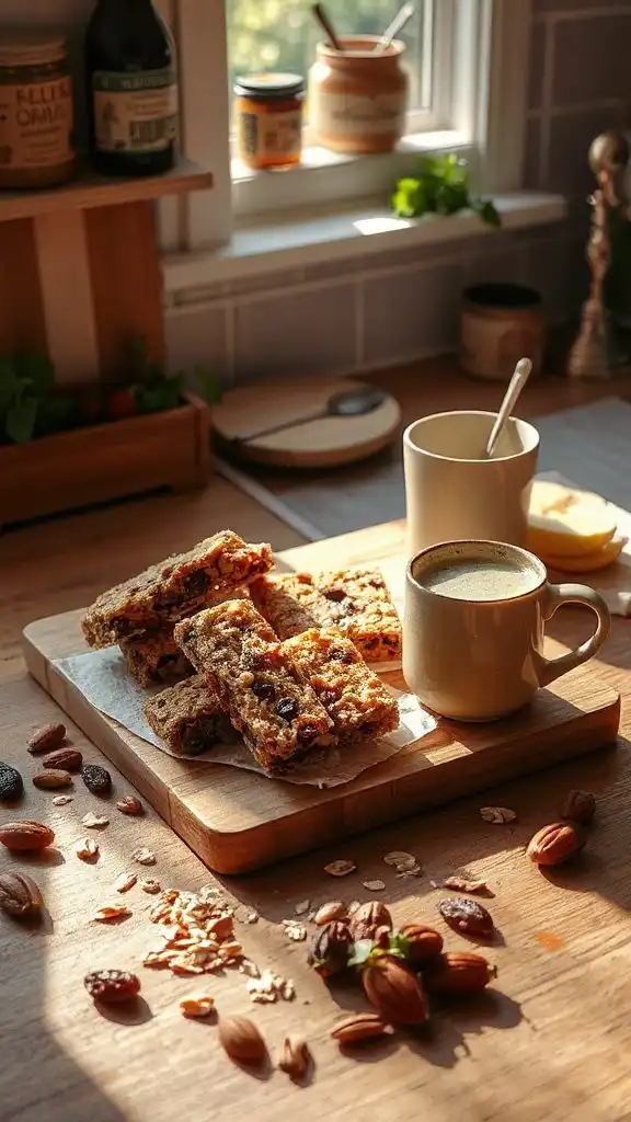 nutritious no bake granola bars