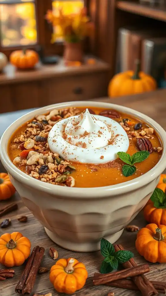 nutritious pumpkin pie smoothie