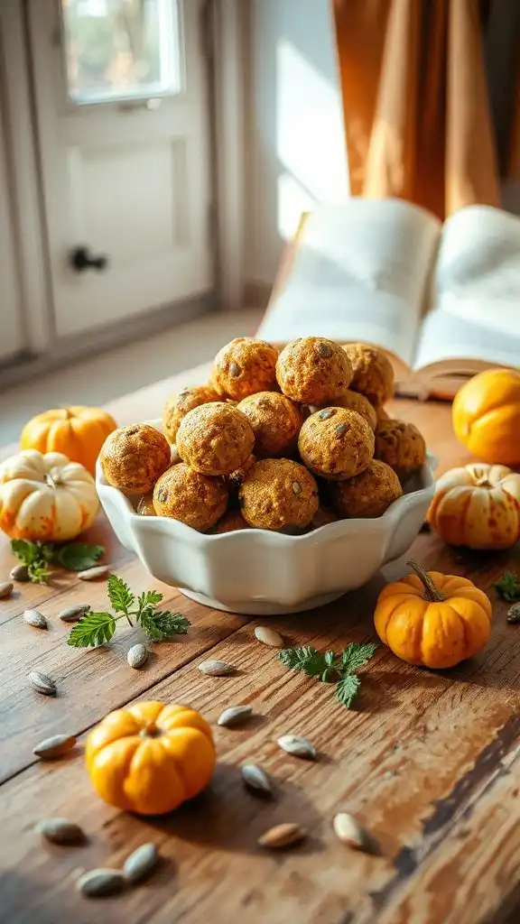 nutritious pumpkin seed bites