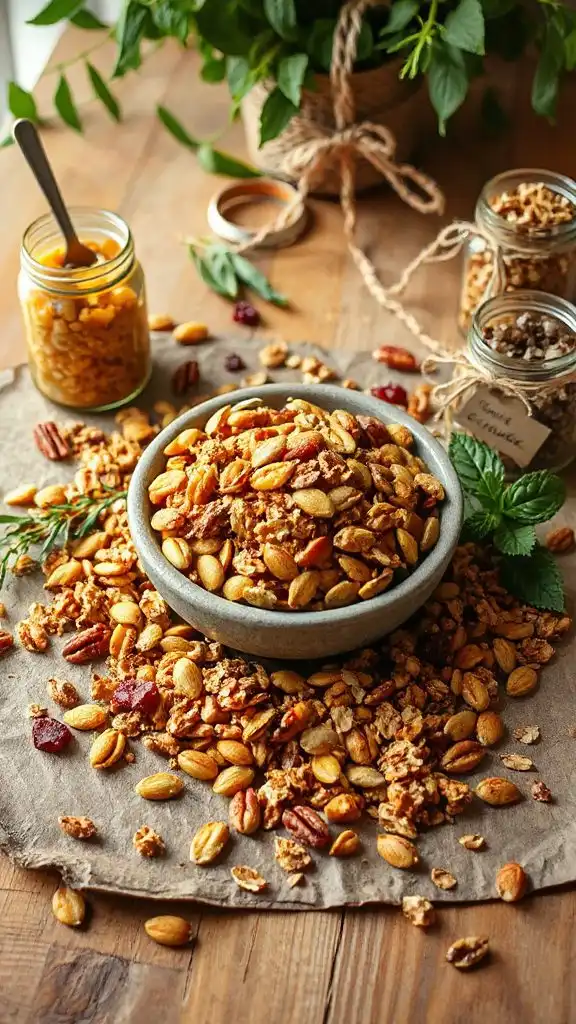 nutritious pumpkin seed granola
