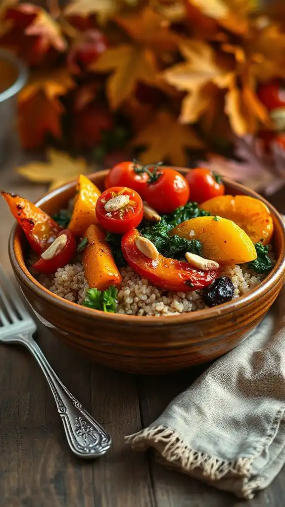 nutritious quinoa vegetable bowl