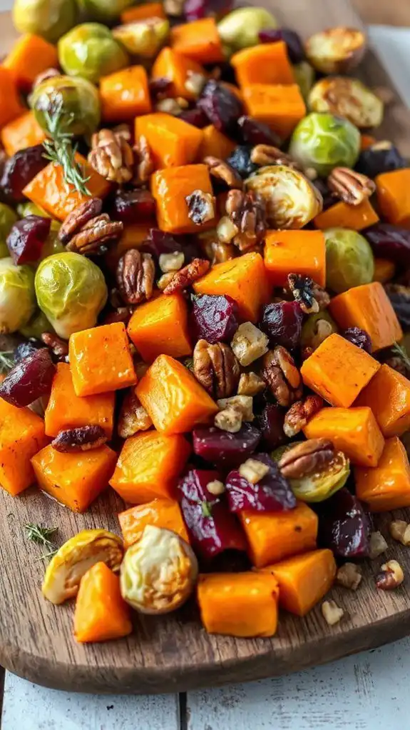nutritious roasted vegetable dish