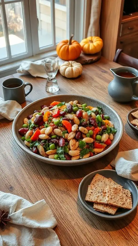 nutritious smoky bean salad