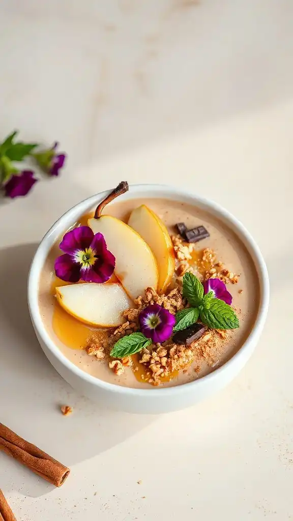 nutritious spiced pear dessert