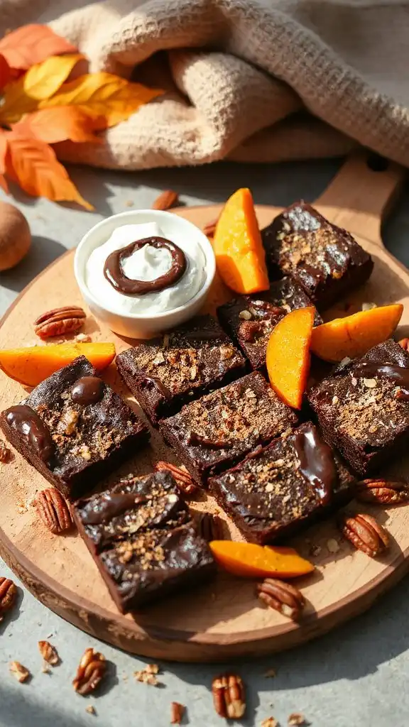 nutritious spiced sweet potato brownies