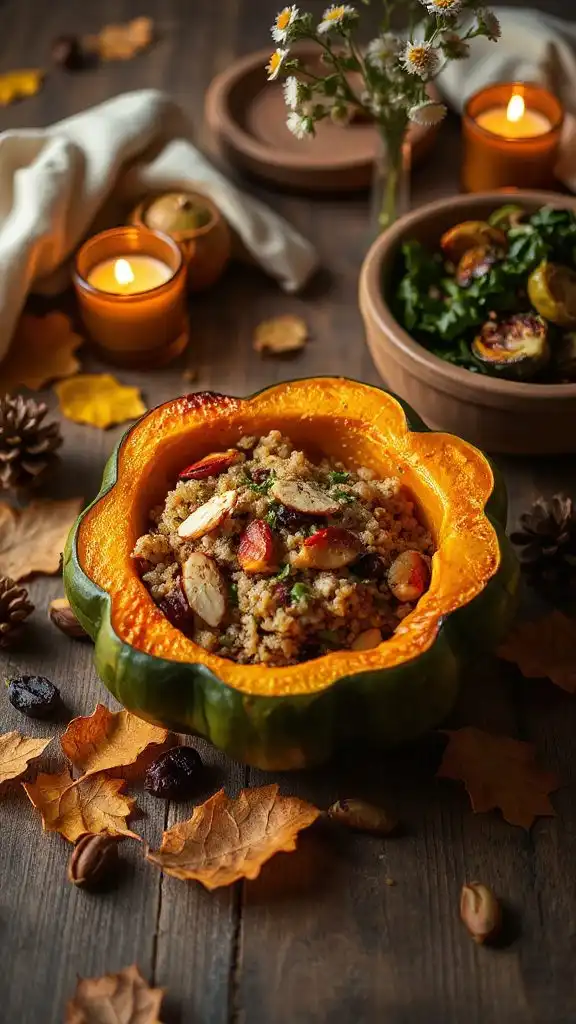 nutritious stuffed acorn squash