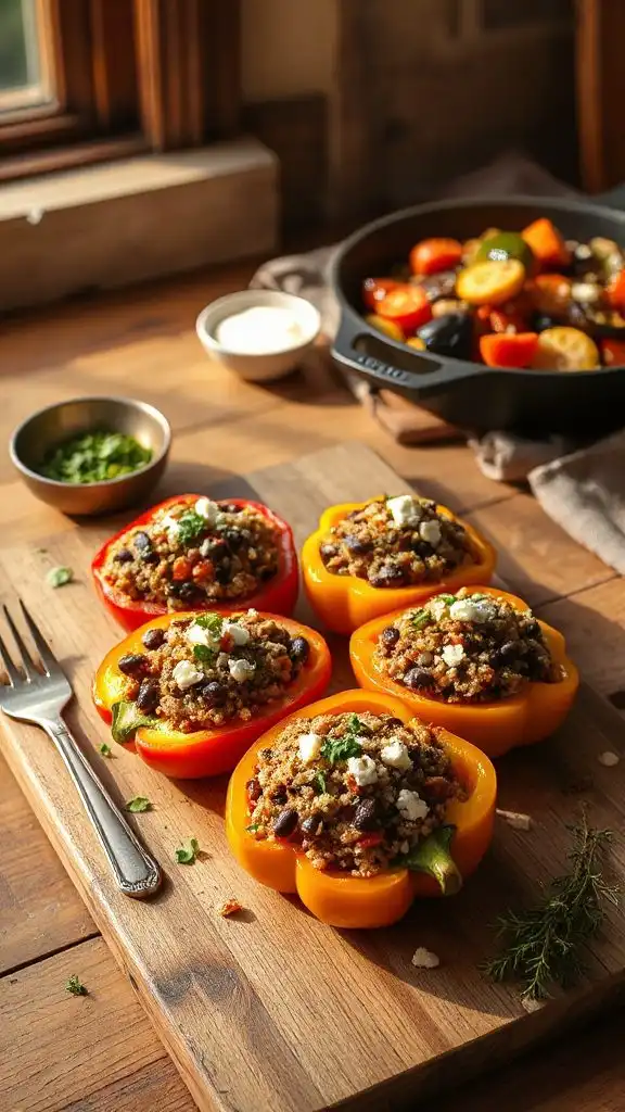 nutritious stuffed bell peppers