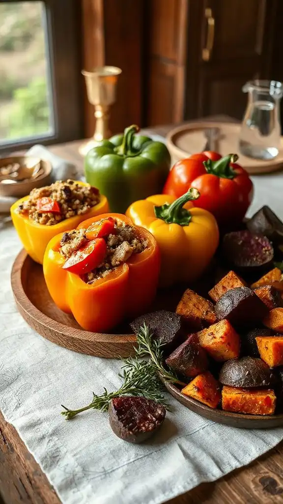 nutritious stuffed bell peppers