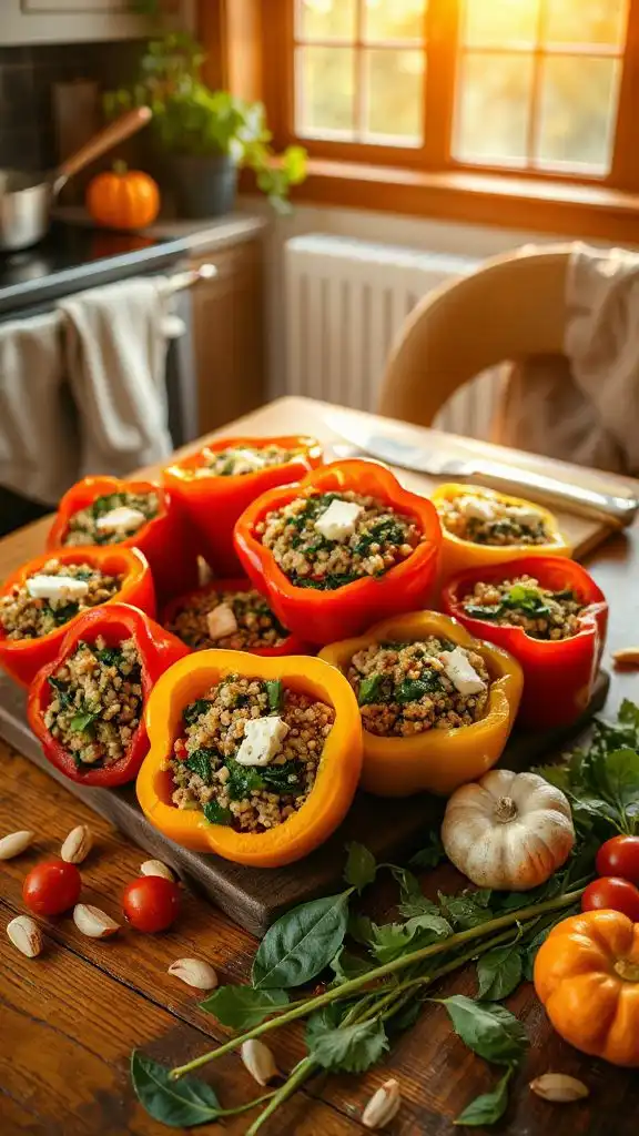 nutritious stuffed bell peppers