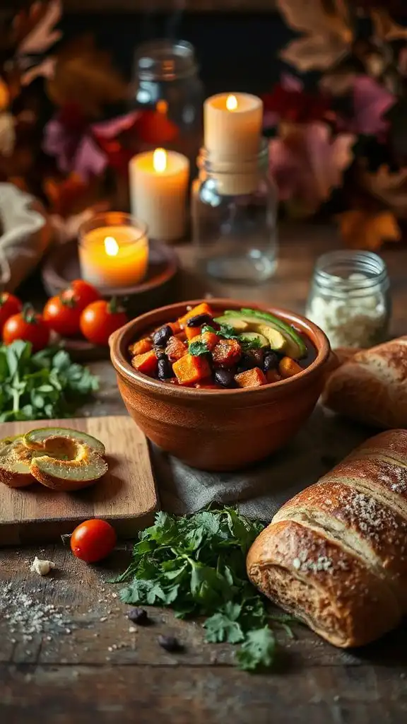 nutritious sweet potato chili