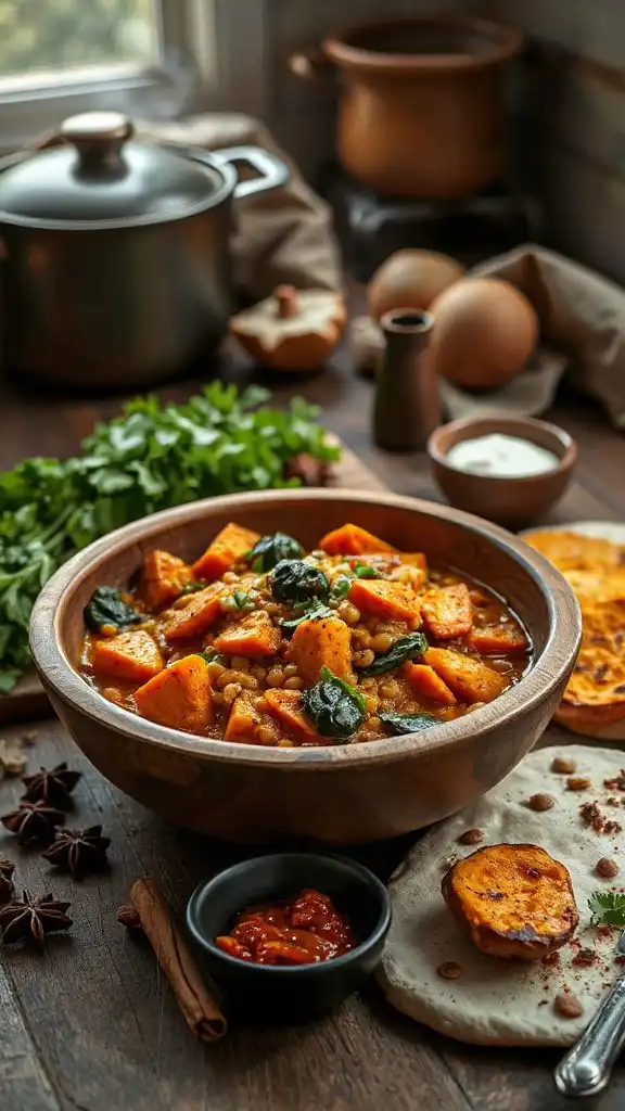 nutritious sweet potato curry
