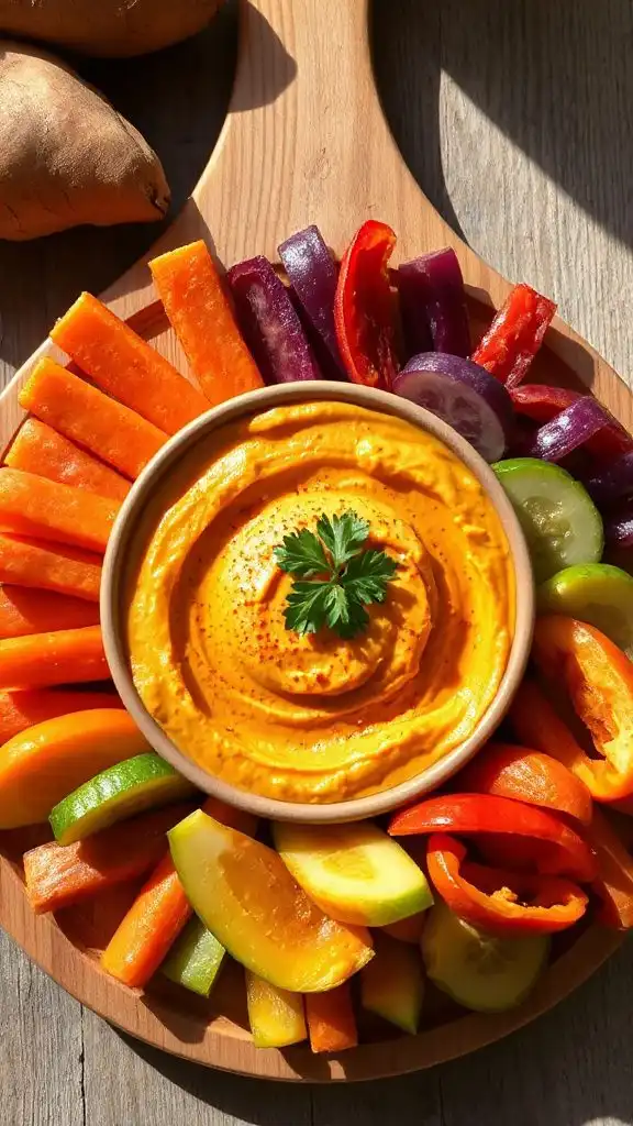 nutritious sweet potato dip