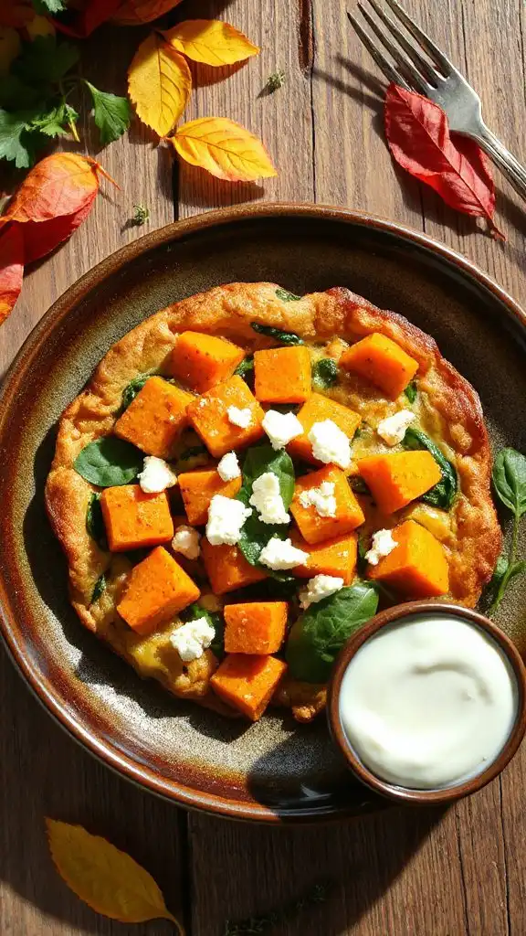 nutritious sweet potato frittata