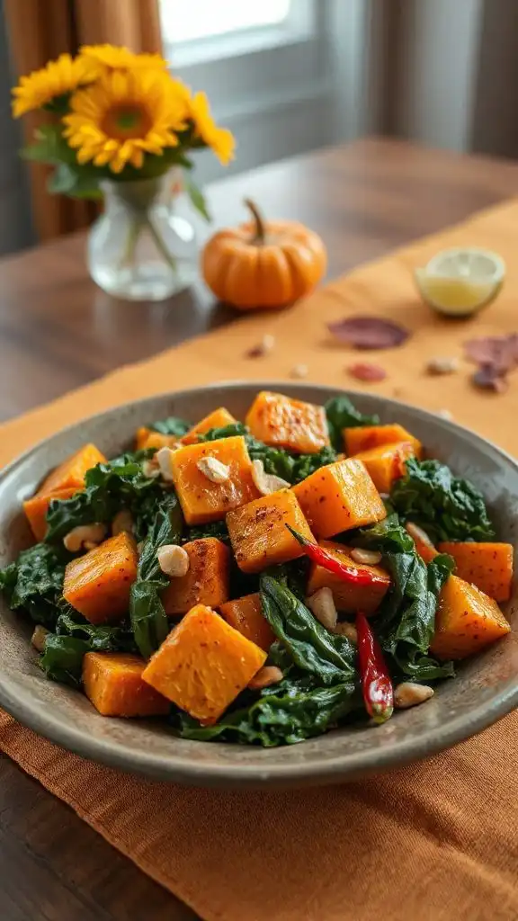 nutritious sweet potato stir fry