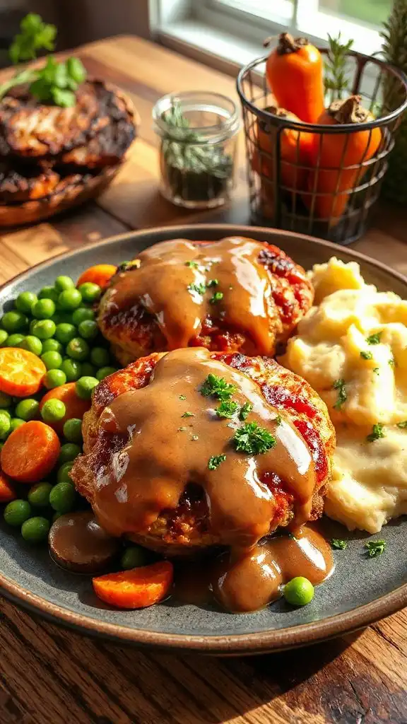 nutritious turkey salisbury steaks