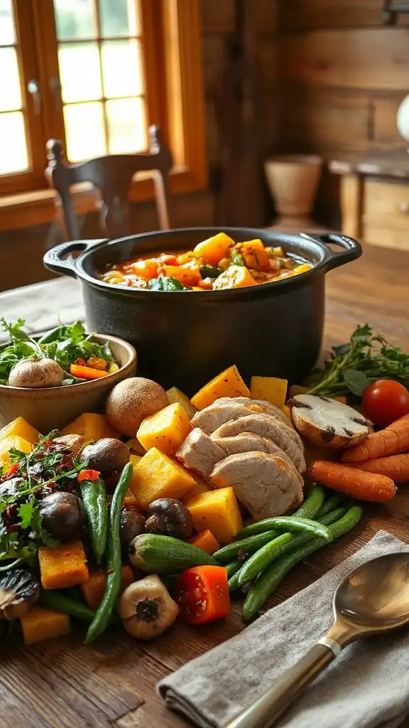 nutritious turkey vegetable stew